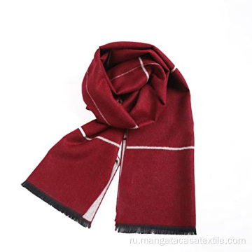 Мужский модный шарф на зиму
